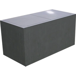 Половина фундамента с покрытием 4 м