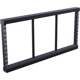 Стальное окно с рамой