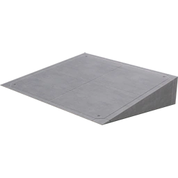 Перевёрнутый бетонный пандус 2 м