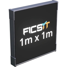 Квадратная табличка 1 м