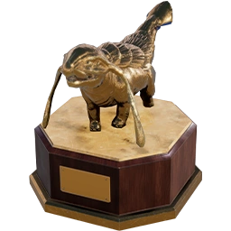 Статуя "Пёсоящер"