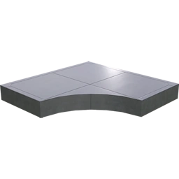 Продолжение внутреннего угла с покрытием 1 м