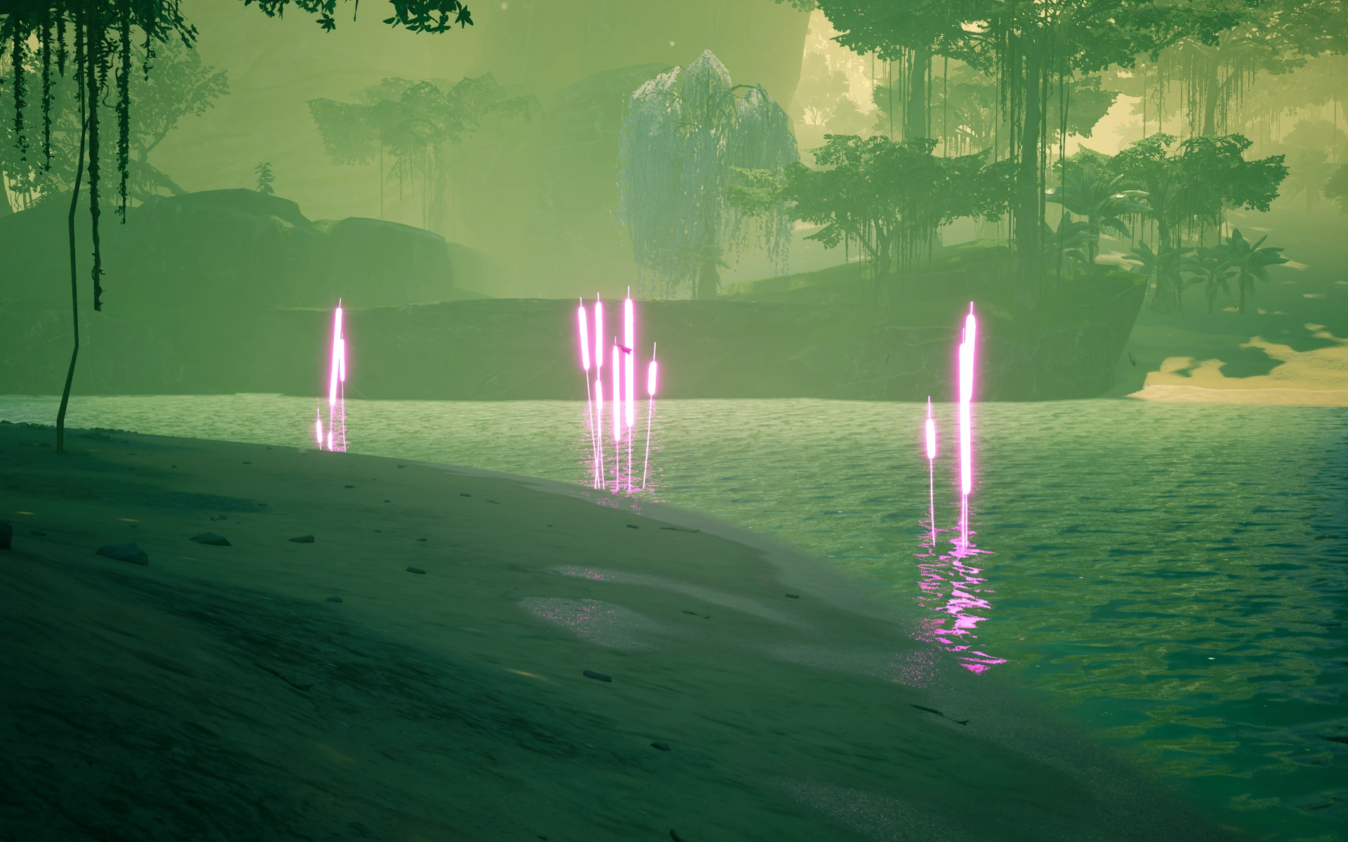 Светящийся рогоз