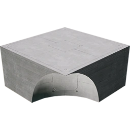 Бетонная четверть трубы (перевёрнутая, внутренний угол)