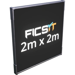 Квадратная табличка 2 м