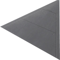 Бетонная угловая наклонная стена 4 м