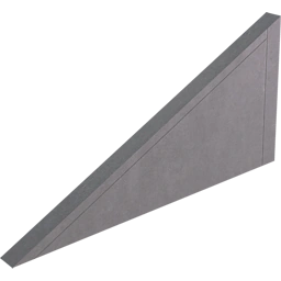 Бетонная стена пандуса 4 м