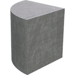 Бетонное продолжение внешнего угла 4 м