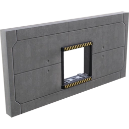 Бетонная стена для конвейера х1