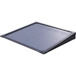 Перевёрнутый пандус из рифлёного металла 1 м