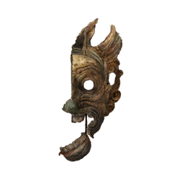 Кусок маски левый