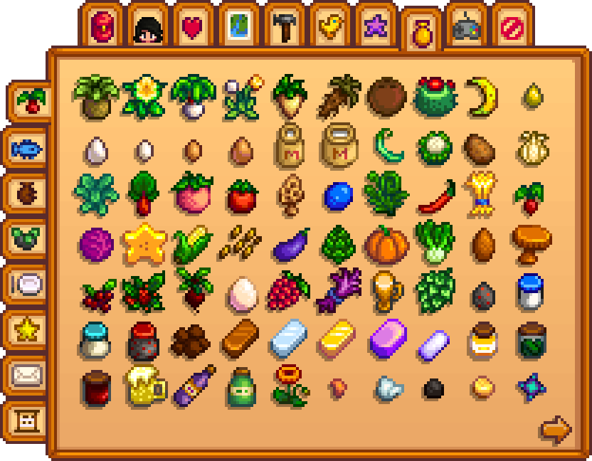 Вкладка Коллекции