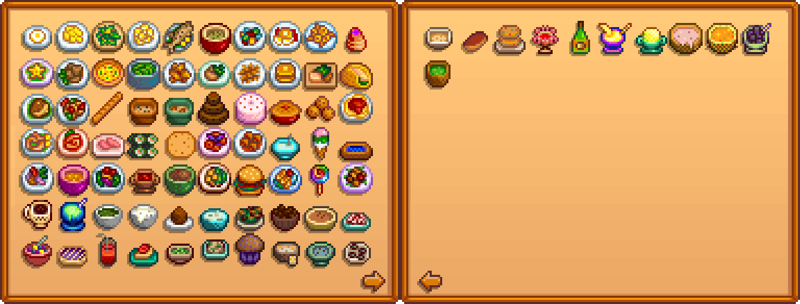 Приготовленные блюда