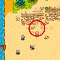 Раскопки рядом с кораблём