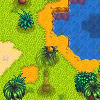 Орех около пруда