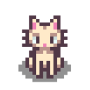 Белая кошка