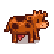 Корова коричневая