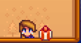 Джоди в качестве тайного друга на Пире Зимней звезды.