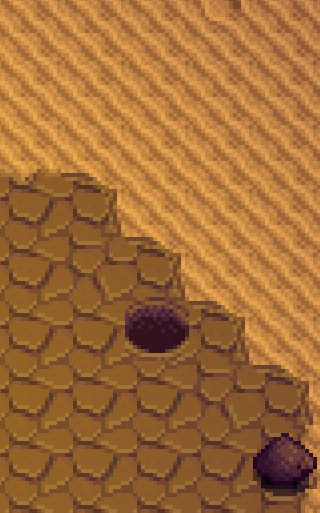 Дыра в нижние уровни.