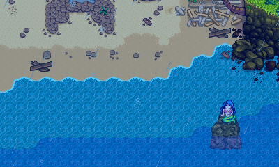 Русалка в дождливую погоду