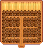 Сарай с кадками (оптимальное расположение)