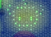 Взрыв зеленого фейерверка