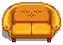 Жёлтый диван