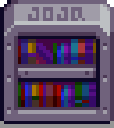 Серый книжный шкаф Джоджа