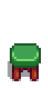 Зелёный табурет