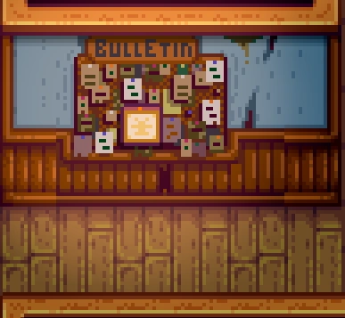 Community Center Bulletin Board