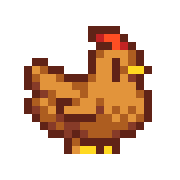 Коричневая курица