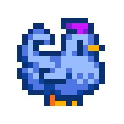 Синяя курица