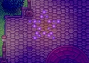 Взрыв пурпурного фейерверка