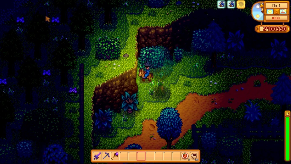 Появление Бигфута в глуши в углу