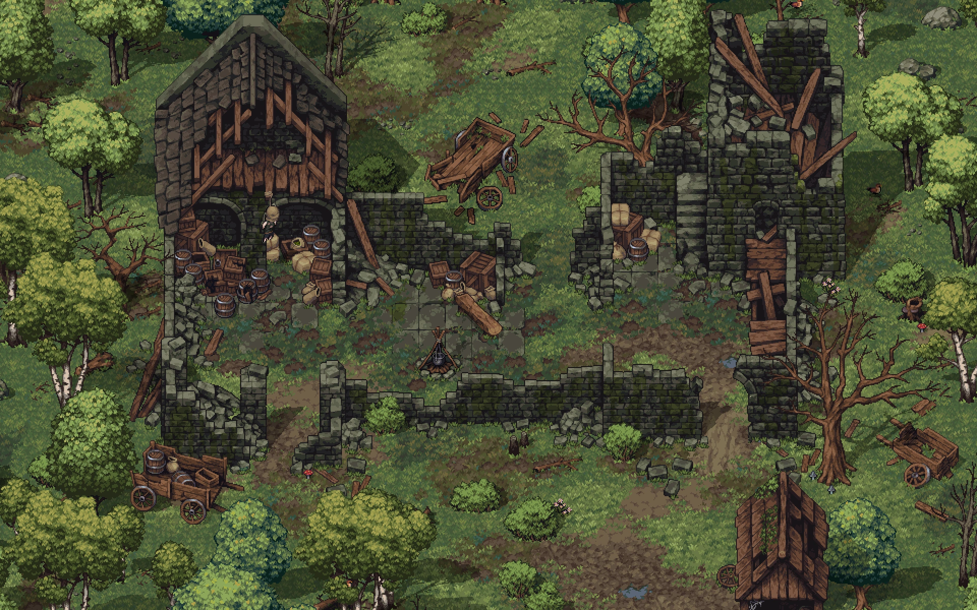 Разрушенная усадьба (official devlog)