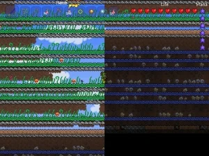 Высокоурожайная грибная ферма. Слева: Грибная ферма, использующая 2 уровня. 
Справа: Ферма светящихся грибов, использующая 3 уровня.