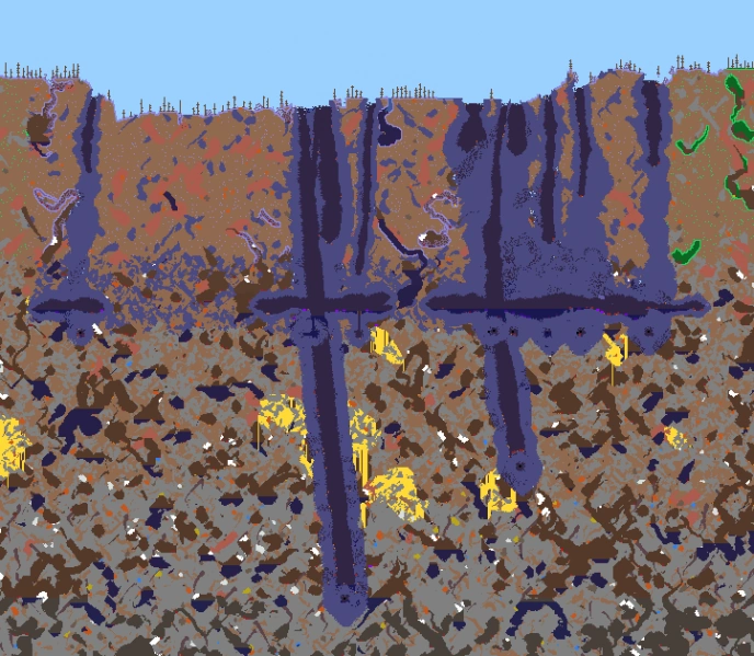 Искажение на карте