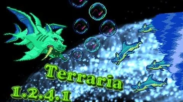 Terraria_1.2.4.1_-_Герцог_Рыброн_(Duke_Fishron)-0