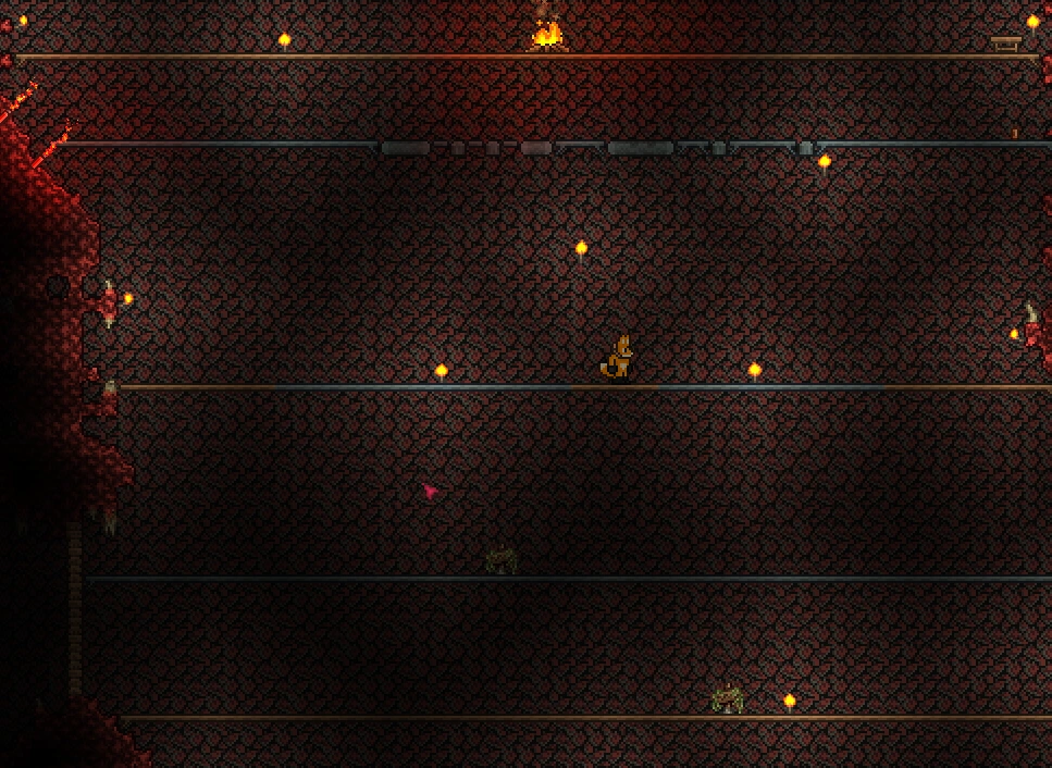 Пример арены для битвы с боссом