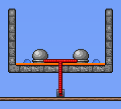 Провода подсоединены от  к  находящимся в  для быстрого фарма .