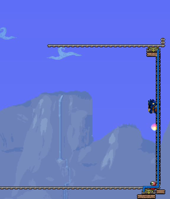 Левая рельса от глазика — наживная. Такое делаем с обоих краев.