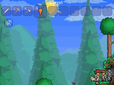 Морковь в инвентаре