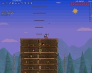 2.Кидаем любой крюк в верхний блок