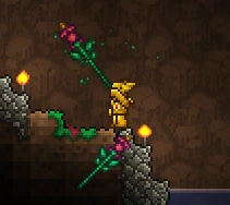 Посох травы в действии