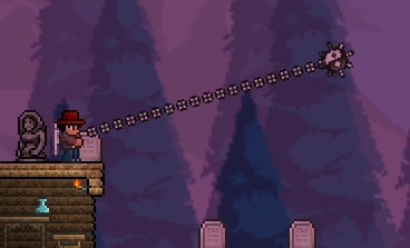 Игрок использует одно из оружий на цепи — цепь Дао мощь