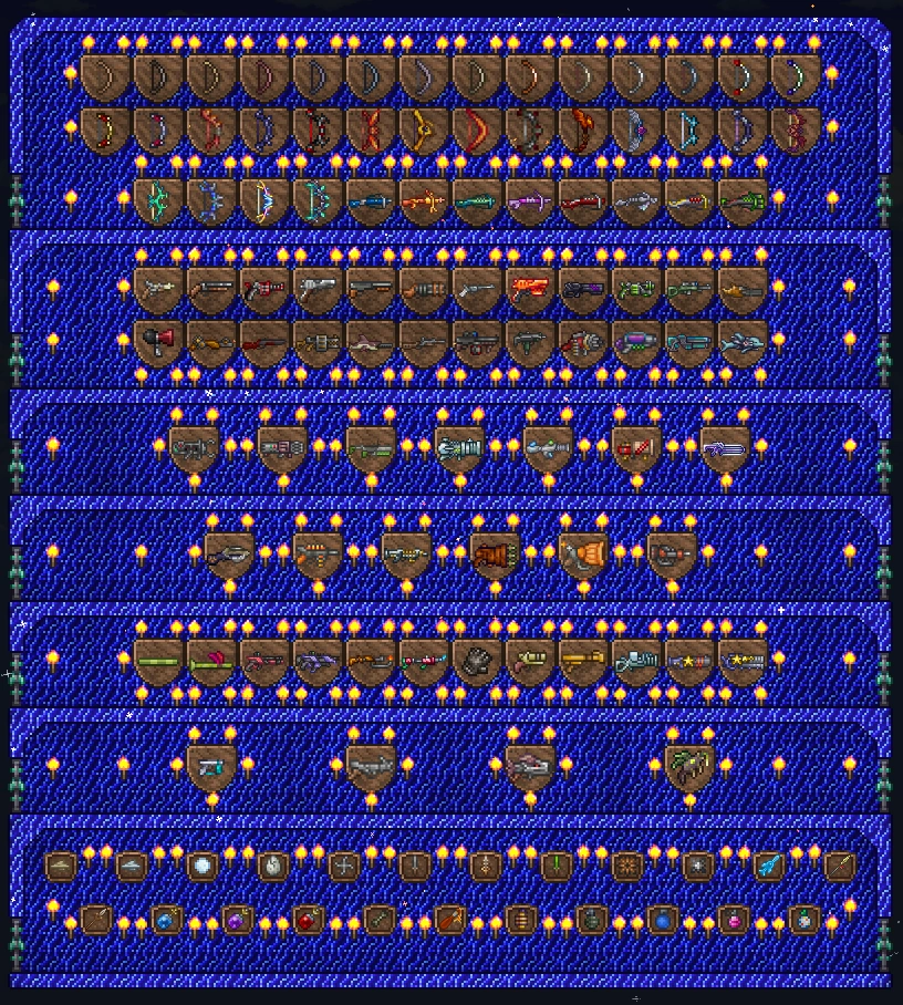 Всё оружие для стрелка на версии 1.4.4.9.