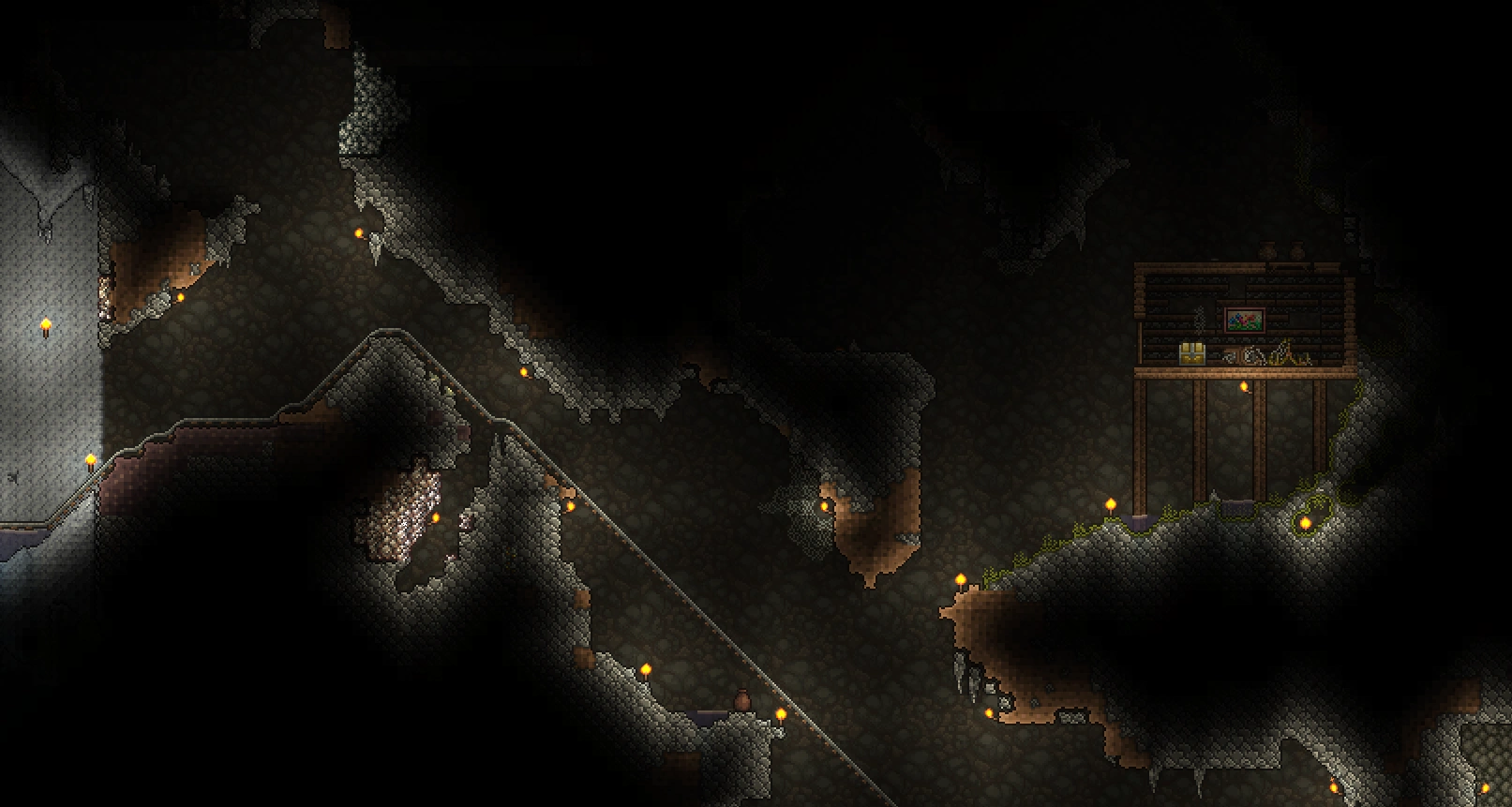 Abandoned Minecart Track