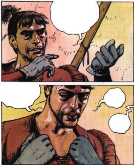 Молодой Геральт с натуральным цветом волос