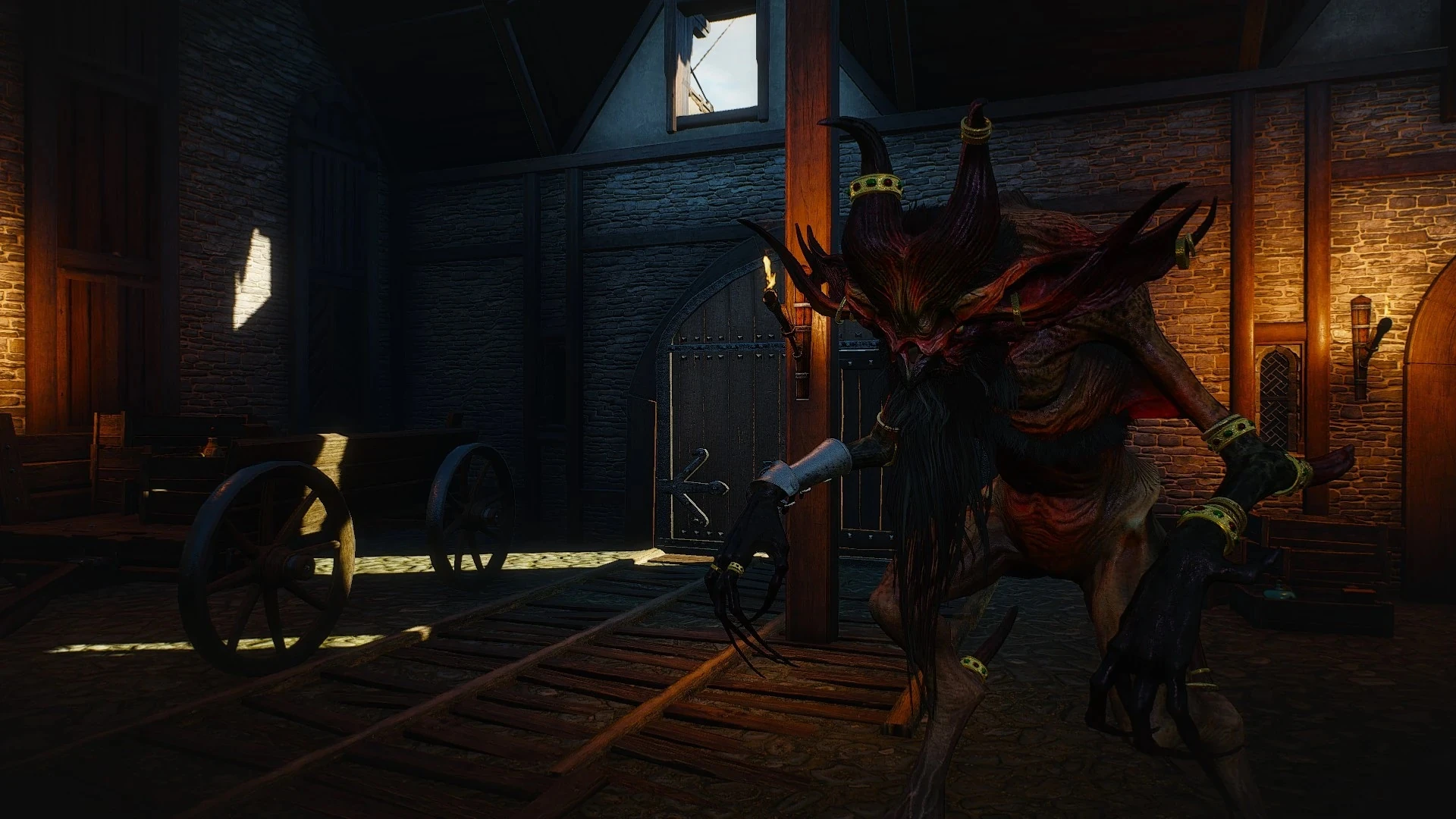 Губерт в форме нетопыря