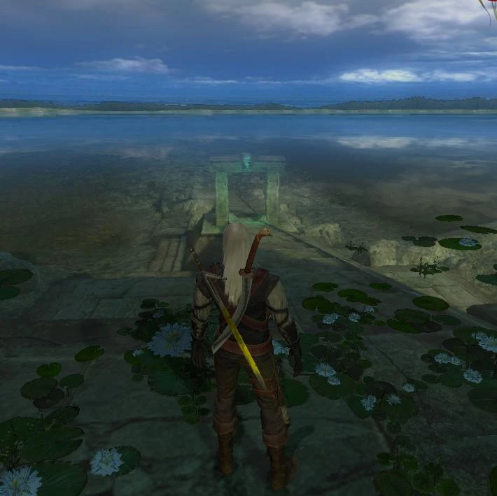 Подводный город в игре